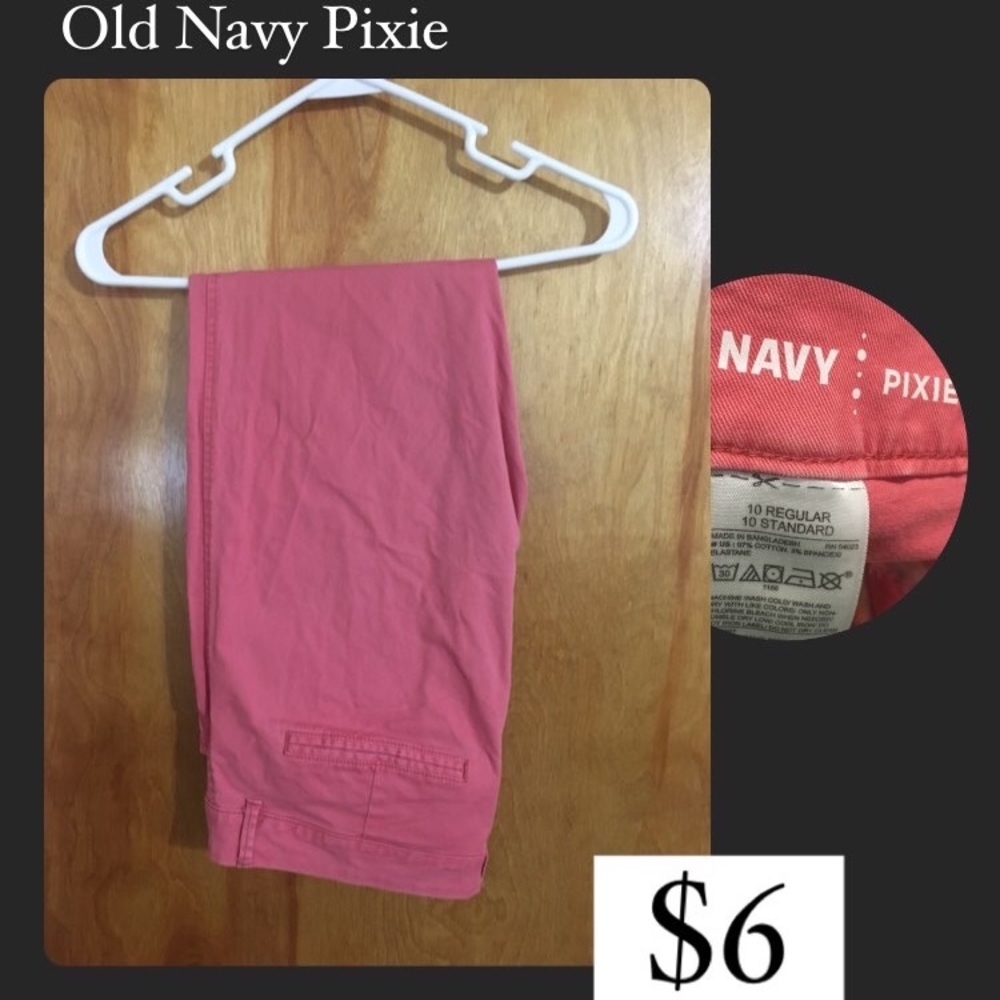 Old Navy Salmon Pixie Pants